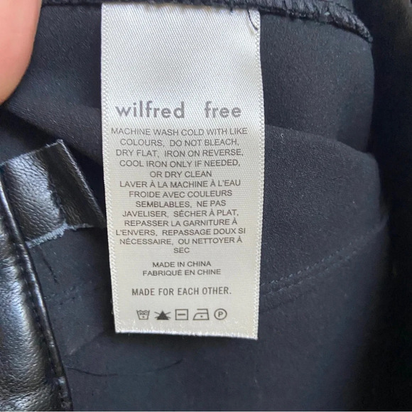Wilfred Aritzia Modern Vegan Leather High rise Cargo Pants Sz 00 - Picture 14 of 15